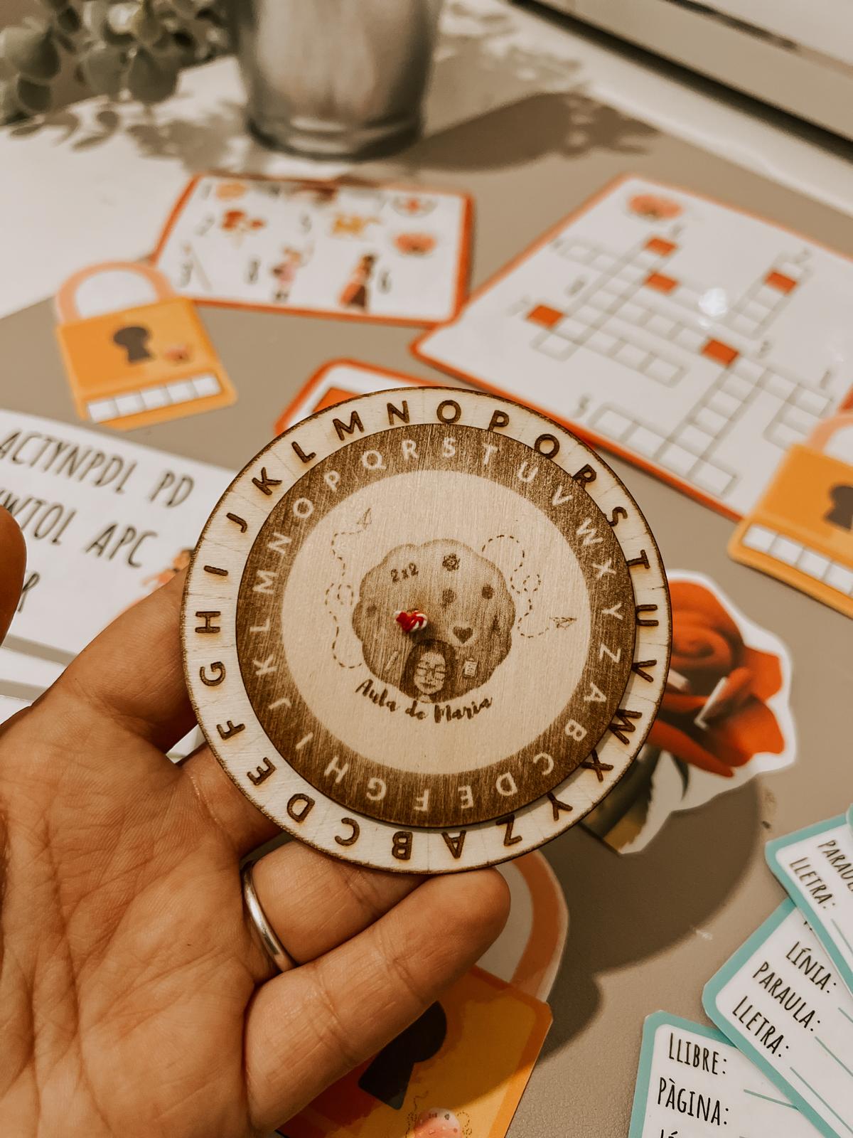 Ruleta Letras Madera